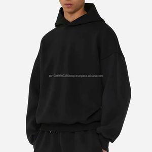 Sweat-shirt de luxe sur mesure de haute qualité, en coton French Terry 400 500 gsm, sweat-shirt épais, fabricants de sweat-shirts, sweat-shirt uni, DDP - Product Image 3