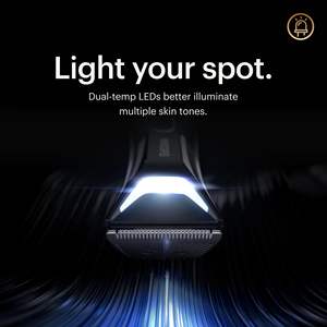 Recortadora de Vello Corporal USB C Recargable de Doble Cabezal para Hombre, Impermeable, para Uso en Seco/Húmedo, con Cuchillas de Cerámica y Estuche de Viaje - Product Image 5