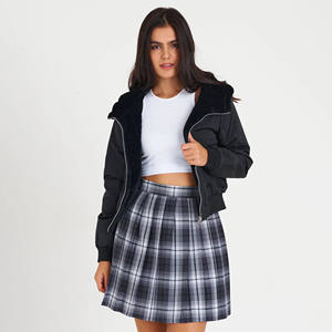 แจ็กเก็ตบอมเบอร์ของผู้หญิงเสื้อแจ็กเก็ตแขนยาวใส่สบายระบายอากาศได้ดีดีไซน์ใหม่ - Product Image 4