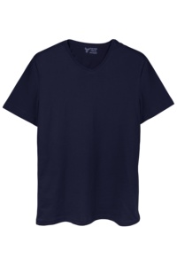 Camiseta Unisex con Cuello en V, Estampado Personalizado, Corte Regular, 100% Algodón, Transpirable, Ligera, Suave y Cómoda, Tejido de Punto - Product Image 5