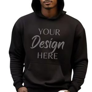 เสื้อฮู้ดแฟชั่นฤดูหนาวแบบสั่งทำพิเศษสำหรับผู้ชายและผู้หญิง เนื้อผ้านุ่ม 100% ผ้าฝ้าย - Product Image 1