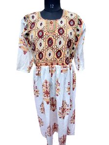 Afghani-vestido Banjara Vintage con bordado a mano, vestido bohemio único - Product Image 4