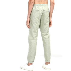 Joggers de alta calidad para hombre, pantalones de peso pesado 100% algodón, logotipo personalizado, patrón sólido, pantalón con cordón de moda, venta al por mayor - Product Image 5