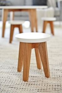 Tabouret en bois contemporain élégant avec dessus de coussin adapté aux hôtels d'appartements de luxe et aux salles de banquet - Product Image 3