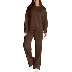 Ropa Casual Personalizada para Mujer, Sudadera con Capucha Extra Grande y Pantalones Deportivos, Conjunto de Joggers, Fabricantes OEM, Sudadera Gruesa - Product Image 1