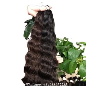 ผมแท้ 100% สีน้ำตาลธรรมชาติ ลอนยาวพิเศษ ซุปเปอร์ดับเบิ้ลดรอน ผมเรมี่ จัดเรียงเกล็ดผม ย้อมสีเข้มได้ - Product Image 4