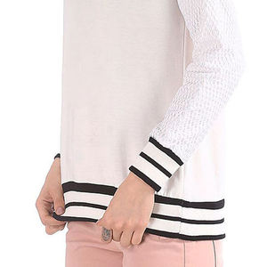 Meilleures ventes de sweat-shirt pour femmes avec design personnalisé vêtements d'hiver longue longueur à la mode OEM sweat-shirt pour femmes au design personnalisé - Product Image 3