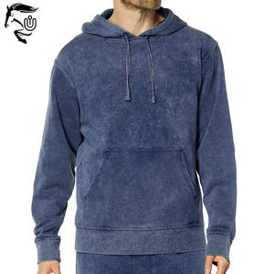 Unbridleds Industry's Luxury Quality Heavy Weight 100% Cotton Acid Wash Hoodie para hombres Último diseño para invierno - Product Image 1