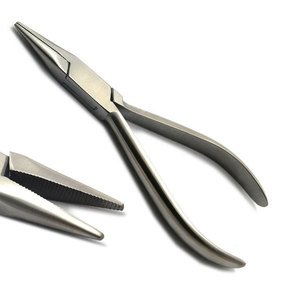 MANAN INSTRUMENTS MI-FNP-710 Pince à bec plat de 5 pouces de haute qualité en acier inoxydable, outil de fabrication de bijoux, mâchoires lisses pour le pliage de fil - Product Image 2