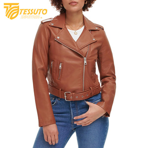 Manteaux d'hiver pour femmes Manteau épais en peau de mouton véritable Veste en cuir pour femmes Veste d'aviateur Vestes en cuir de mouton pour femmes - Product Image 3