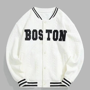 Veste à col montant Letterman grande taille sur mesure pour hommes Logo inclus prix de gros fabriqué au Pakistan - Product Image 6