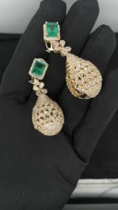 Colgante de diamante Natural de marca nueva de calidad Superior/dijes Hechos 14K oro Real IGI certificado joyería de fiesta de moda india - Product Image 2