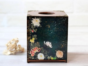 Caja de pañuelos de metal con hermosa impresión digital - Product Image 6