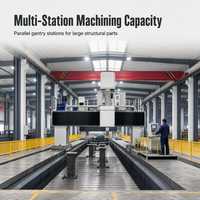 Service de fraisage CNC sur grande envergure pour structures en acier soudées