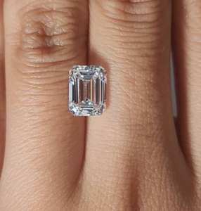 Aniva EC053 Diamante Sintético Suelto de Corte Esmeralda de 0.5-5.00 Quilates con Certificado IGI para Conjunto de Colgante - Product Image 3