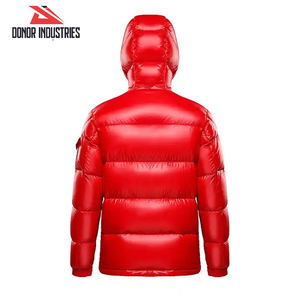 Blouson matelassé confortable et respirant pour homme, nouveau modèle zippé avec capuche en toile, chaud et rembourré pour l'automne - Product Image 3