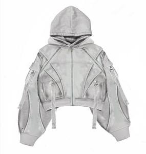 Logo numérique personnalisé 100% coton French Terry sweats à capuche de haute qualité sweats à capuche vantage lourds surdimensionnés sweats à capuche pour hommes - Product Image 4