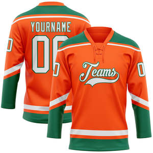 Top Sublimation Ice Hockey Wear Breathable Customized Adult Youth Ice Hockey Jerseys for Unisex - Product Image 6