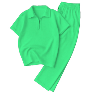 Nouveaux ensembles de pyjamas et shorts de nuit de qualité supérieure personnalisés Fabricant de shorts à revers imprimés personnalisés pour femmes Loungewear Women Pj Set - Product Image 4