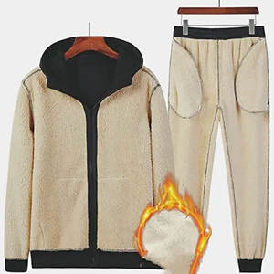 Chándal de lana personalizado, ropa deportiva informal con estilo, Conjunto de sudadera con capucha, ropa de calle transpirable, marca personalizada de moda de primavera - Product Image 2