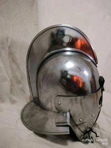 Casco de gladiador Secutor, casco romano Galea listo para combate personalizable de acero suave de 2mm, grado DIY con soporte OEM - Product Image 2