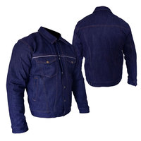 Jaket Denim Pria Visibilitas Tinggi Jaket Musim Dingin Tren Teratas Lengan Panjang Tahan Air Koleksi Musim Dingin Jaket Denim Halus Untuk Pria
