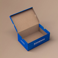 Carton de bonne qualité pour le stockage de cadeaux de chaussures Emballage postal personnalisé Boîte en carton ondulé