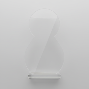 Trofeo Acrílico Grabado y Pulido de Alta Resistencia con Diseño Abstracto para Premios Corporativos y Reconocimiento a Empleados - Product Image 6