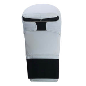 Gants de protection pour les mains en cuir de qualité supérieure pour l'entraînement et le combat WKF, logo personnalisé, support élastique pour le poignet - Product Image 3