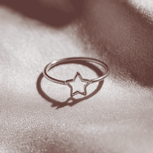 แหวนเงินสเตอร์ลิง S925ผู้ผลิตเครื่องประดับ OEM ดีไซน์รูปดาวจำนวนมากออกแบบได้ตามที่ต้องการ - Product Image 4