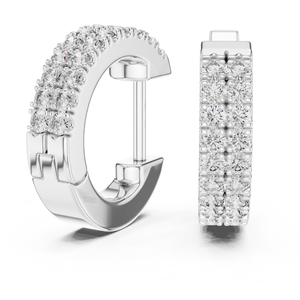 0.20 CT boucles d'oreilles en diamant rond pour femmes cultivées en laboratoire CVD HPHT diamant bijoux de luxe en gros et commande personnalisée approvisionnement - Product Image 1