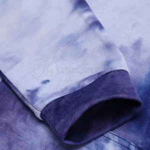 เสื้อฮู้ดดี้ผ้าฟลีซย้อมสีแบบไทได สำหรับผู้หญิง คุณภาพสูง ระบายอากาศได้ดี ผลิตจากผ้าฝ้าย 100% สไตล์ลำลองสำหรับฤดูหนาว มีซับในแบบทึบ  ไซส์พลัส - Product Image 4