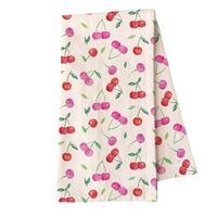 TEXOCRAFT TEXO10121 Serviette de cuisine en coton 100% jetable, écologique, à séchage rapide, imprimée, multi-motifs, carrée/rectangulaire