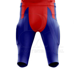 Maillot de football américain de haute qualité Matériau durable avec manches courtes Uniforme d'équipe respirant Ensemble grande taille - Product Image 6