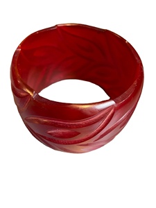 Nouvelle Manchette Artistique Tendance en Résine, Sculpture Haute Définition, Forme Irrégulière, Motif Floral, Décoration d'Intérieur, Artisanat pour Fête, pour Femme - Product Image 5