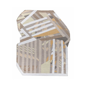 พรมขนสัตว์ทอมือลายเรียบง่ายสีงาช้าง รุ่น Adwp-13058 สำหรับห้องนอน ห้องนั่งเล่น ทางเดิน - สำหรับวัยรุ่น - Product Image 1