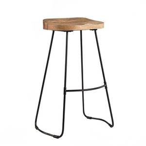 Silla Alta de Bar Moderna de Madera con Diseño Contemporáneo Elegante y Asiento Cómodo para Áreas de Barra - Product Image 6