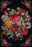 Tapis turc Adiva en jacquard tissé à la machine, lavable, motif géométrique uni, à poils ras, avec envers antidérapant en caoutchouc