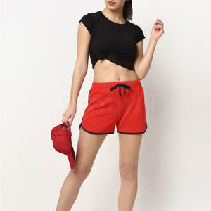 Short taille haute en coton de qualité supérieure pour femmes, léger et respirant, fabriqué sur mesure et vendu en ligne - Product Image 4