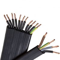 Alimentation électrique de grue de fil de câble électrique d'isolation en caoutchouc de silicone à noyau unique à haute tension