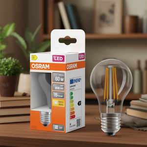 สำหรับ OSRAM A60 LED Retro Clear E27 6W หลอดไฟ 6 แพ็ค - Product Image 3