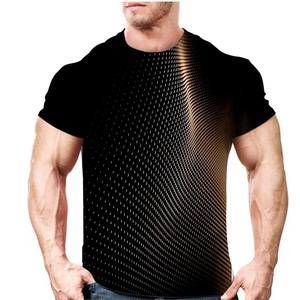 เสื้อยืดคอกลมสำหรับผู้ชายใส่ในฤดูร้อนพิมพ์ลาย3D เสื้อลำลองใส่ได้ทุกวันผ้าคอตตอน100% มีบุคลิกแบบเรียบง่ายแนวสตรีทขนาดใหญ่พิเศษทรงหลวมพอดีตัว - Product Image 1