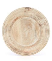 Assiette de présentation ronde en plastique décorative à motif floral vintage, style baroque, pour table, mariage, fête, service