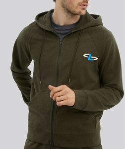 เสื้อฮู้ดโอเวอร์ไซส์สำหรับผู้ชายผ้าฝ้าย100% 360gsm โอเวอร์ไซส์ - Product Image 3