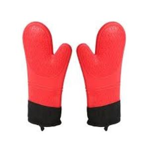 Gants de cuisine durables et multifonctions Gants de four en coton uni avec logo personnalisé bon marché d'occasion - Product Image 6