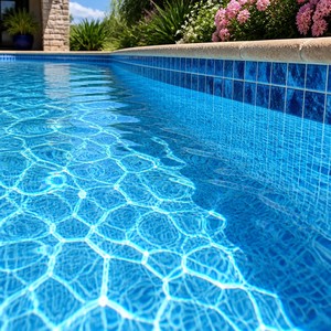 Liner de piscine en PVC personnalisé, durable, imperméable, membrane pour piscine de toutes formes, projets résidentiels et commerciaux - Product Image 3