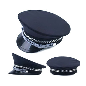 Venta al por mayor de alta calidad de color personalizado Ceremonial Headgear Peak Caps ajustable Red Cap Peak Hat - Product Image 3