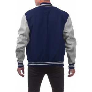 Nouvelle arrivée Veste bomber en cuir véritable style rue, imperméable, coupe-vent, décontractée, uniforme de baseball, manches côtelées régulières - Product Image 5