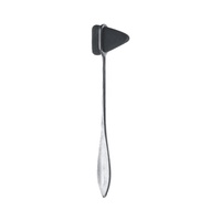 ADAN INSTRUMENTS Marteau de percussion portable réutilisable de haute qualité, outil de diagnostic neurologique, manche en métal, caoutchouc noir