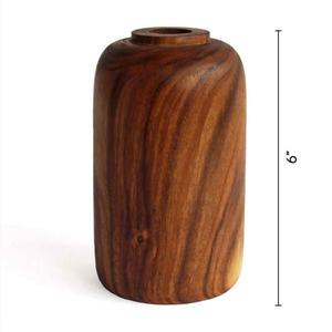 Venta caliente jarrones tabulares de madera jarrones de flores de madera de pino jarrones tabulares naturales para la decoración del hogar - Product Image 2